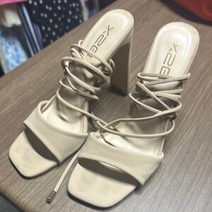 Tan Strappy Heels for Versatile Style